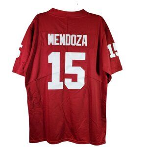 Fernando Mendoza Indiana IU Hoosiers Jersey NEW Size Large 15 Stitched